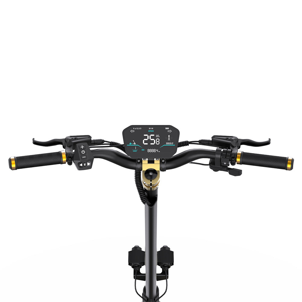 OOTD S30 Electric Scooter 10" Tires Dual 1200W Motor 52V 23.4Ah Battery