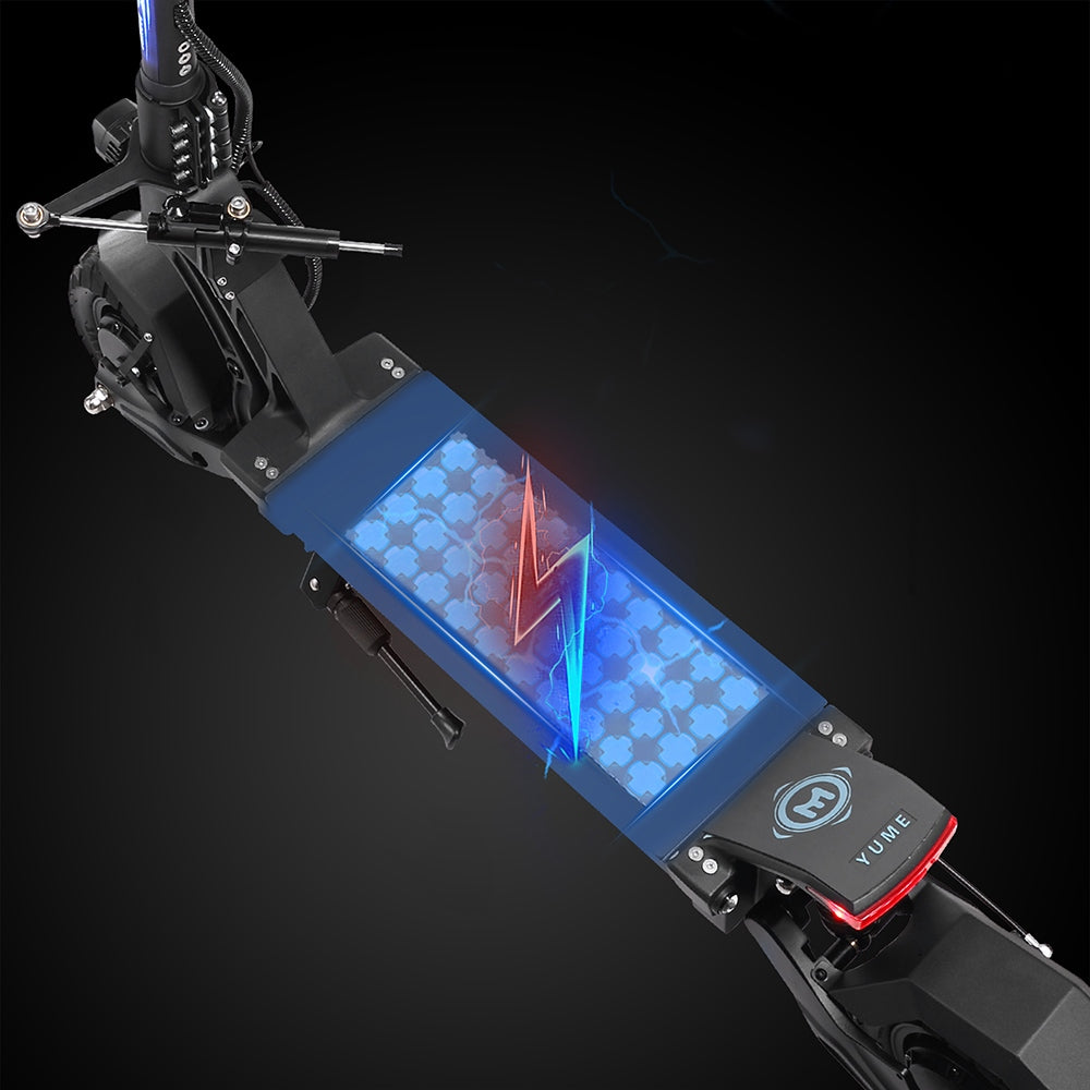 YUME HAWK Electric Scooter 10" Tires Dual 1200W Motors 60V 22.5Ah Battery