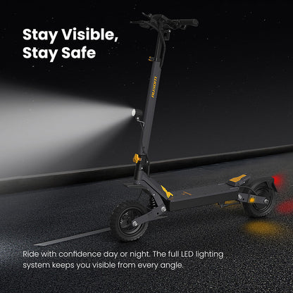 Ausom L1 Electric Scooter Single 800W Motor 10" Tires 48V 15.6Ah Battery