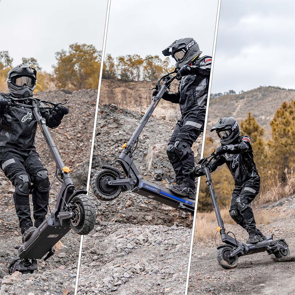 Ausom DT2 Pro Electric Scooter Dual 1100W Motor 52V 23.4Ah Battery 10" Tires