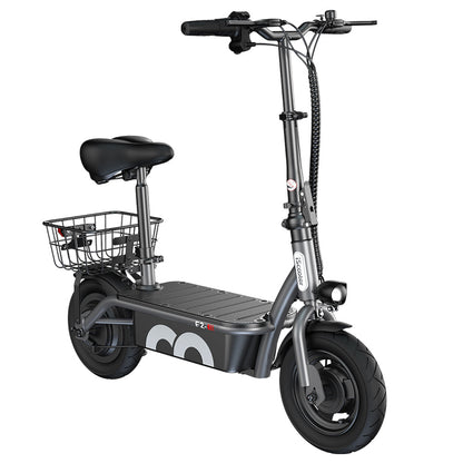 iScooter F2 Electric Scooter With Basket 10" Tires 500W 36V 7.8AH Battery