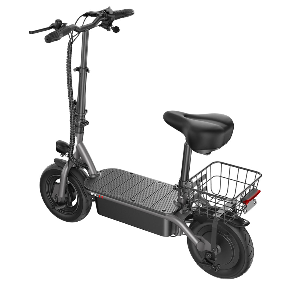 iScooter F2 Electric Scooter With Basket 10" Tires 500W 36V 7.8AH Battery