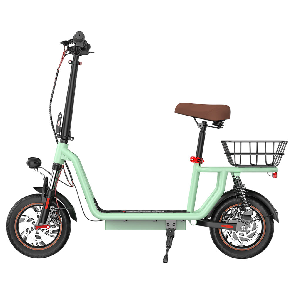 iScooter i12 Electric Scooter With Basket 12" Tires 500W 36V 7.5AH Battery