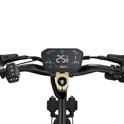 OOTD S30 Electric Scooter 10" Tires Dual 1200W Motor 52V 23.4Ah Battery