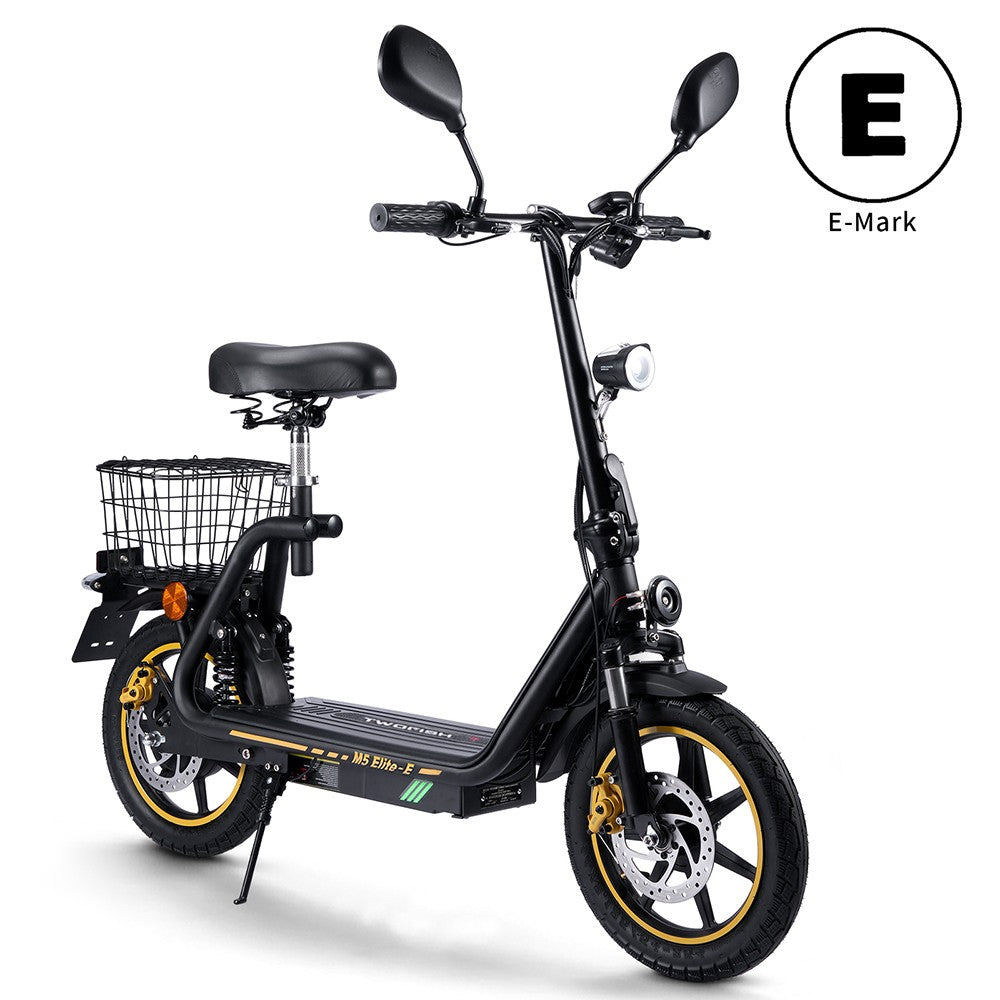 TWOFISH M5 Elite-E Electric Scooter 14" Tire 40km/h 500W 48V 13Ah Battery