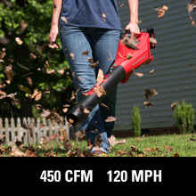 Load image into Gallery viewer, POWERWORKS XB 40V Cordless Axial Leaf Blower, 450 CFM air volume and 120 MPH air speed, Battery and Charger Included