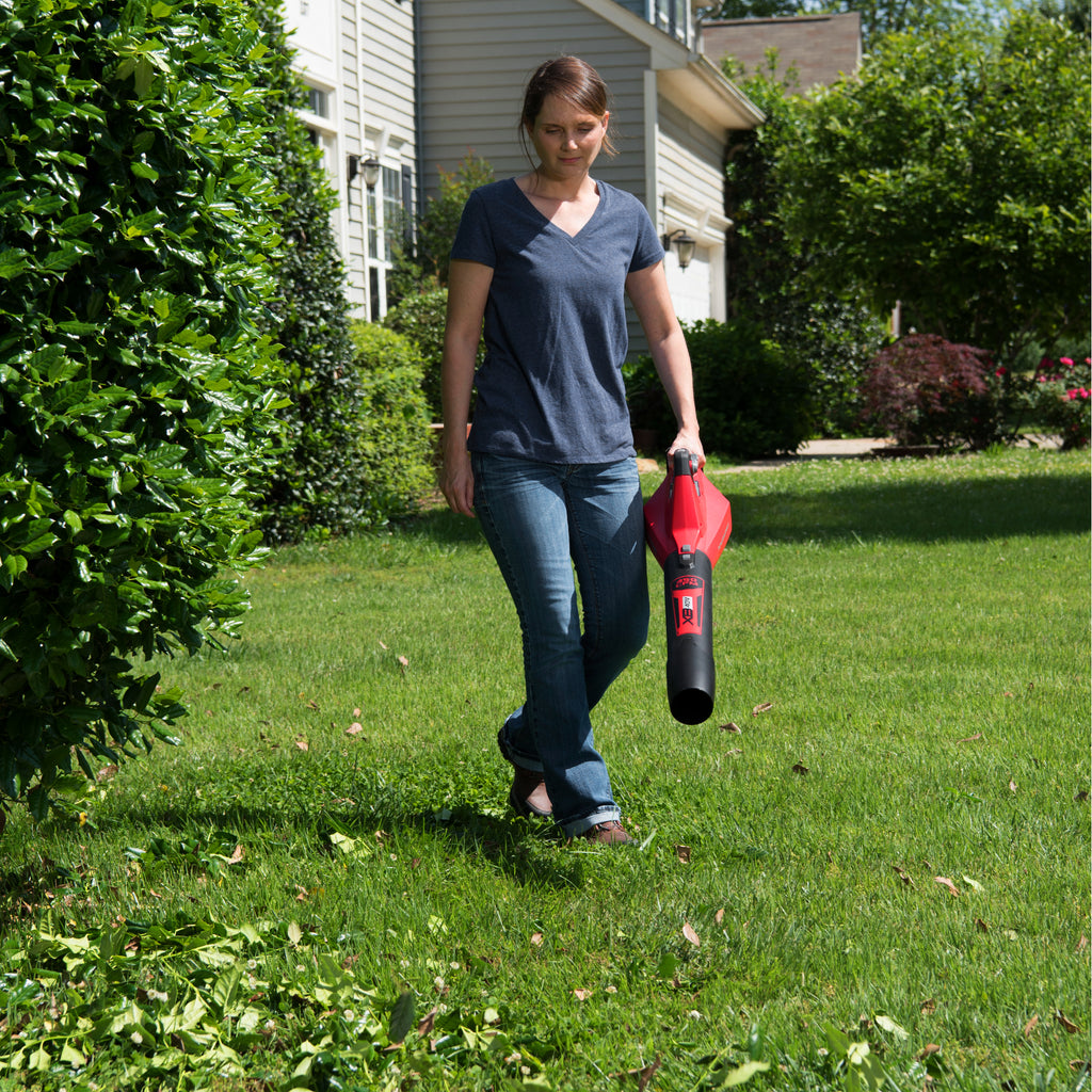 POWERWORKS XB 40V Cordless Axial Leaf Blower, 450 CFM air volume and 120 MPH air speed, Battery and Charger Included