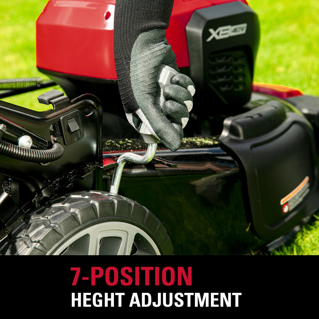 POWERWORKS 40V 21 inch Brushless Cordless Self-Propelled Lawn Mower and 14 inch Chainsaw chainsaw combo kit