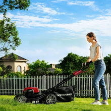 Load image into Gallery viewer, POWERWORKS 40V 21 inch Brushless Cordless Self-Propelled Lawn Mower and 14 inch Chainsaw chainsaw combo kit