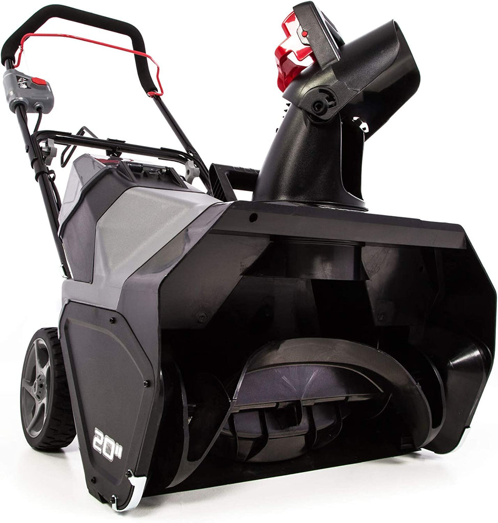 POWERWORKS 60V 20 Inch Brushless Snow Thrower, 4.0 Ah Battery and Charger Included