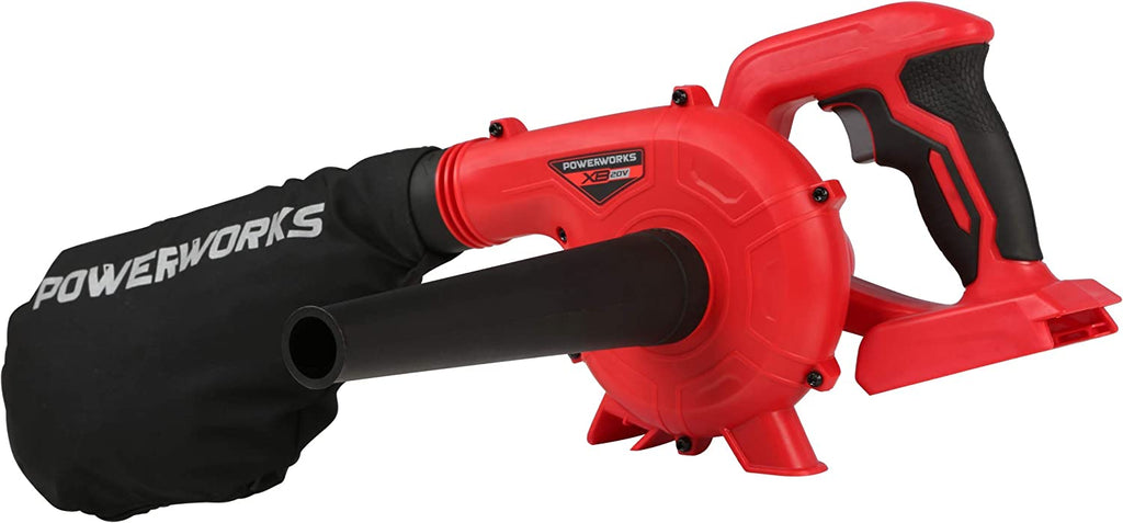 POWERWORKS BLP303 XB 20V (180 MPH / 90 CFM) Cordless Shop Blower, Battery and Charger Not Included