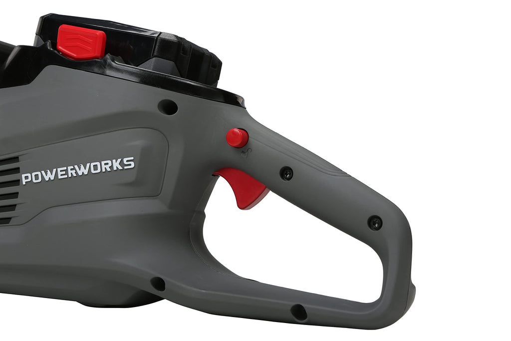 POWERWORKS 60V Cordless Chainsaw 16 Inch Bar with 3.0Ah Battery and Charger