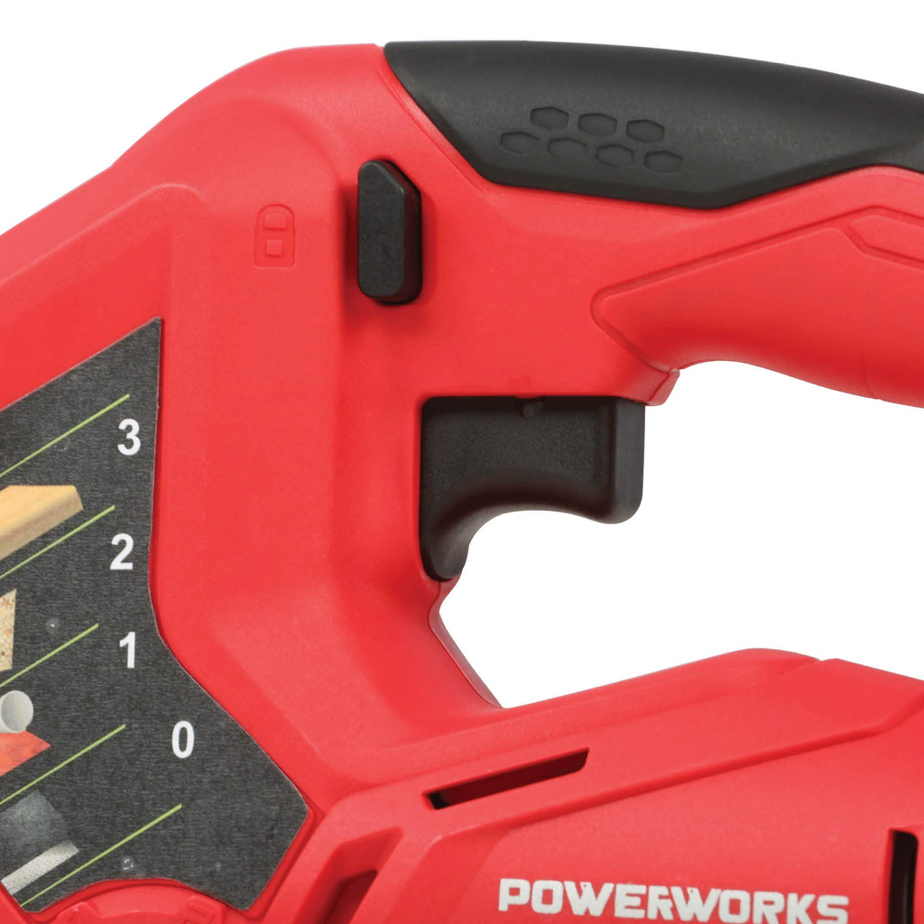 POWERWORKS XB 20V Cordless Jig Saw, 4AH Battery and 4A Charger Included